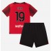 Tanie Strój piłkarski AC Milan Theo Hernandez #19 Koszulka Podstawowej dla dziecięce 2023-24 Krótkie Rękawy (+ szorty)